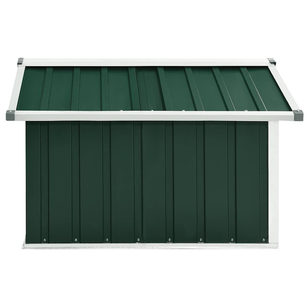 Vidaxl Mähroboter-Garage aus Stahl 92x97x63cm - Grün - bis zu 34% Rabatt