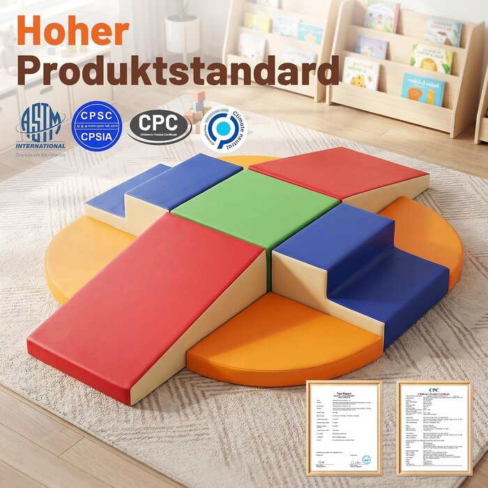 9-teiliges Soft-Kletterset für Kinder - Sicher & Bunt - Bis zu 35% Rabatt