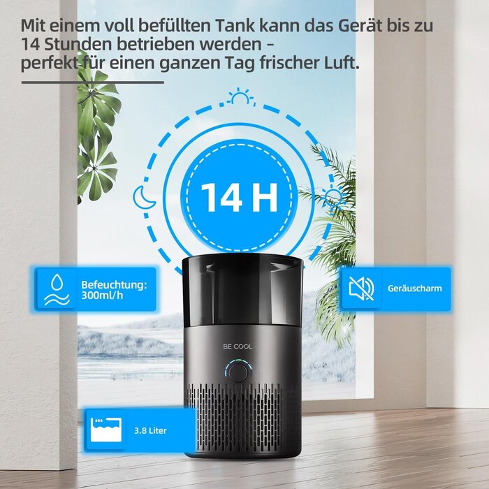 Leistungsstarker 5L Luftbefeuchter - bis zu 31% Rabatt im Outlet