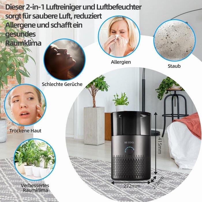 Leistungsstarker 5L Luftbefeuchter - bis zu 31% Rabatt im Outlet