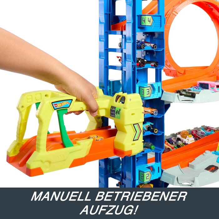 Mega Parkgarage Spielset: 4 Ebenen mit Aufzug - bis zu 35% Rabatt