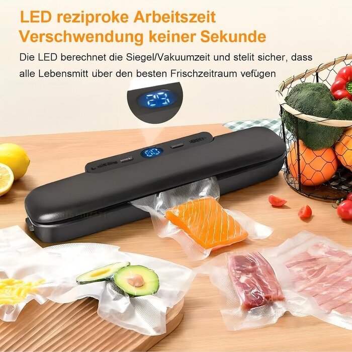 Vakuumiergerät für Lebensmittel - Kompakt & Automatisch - bis zu 31% reduziert