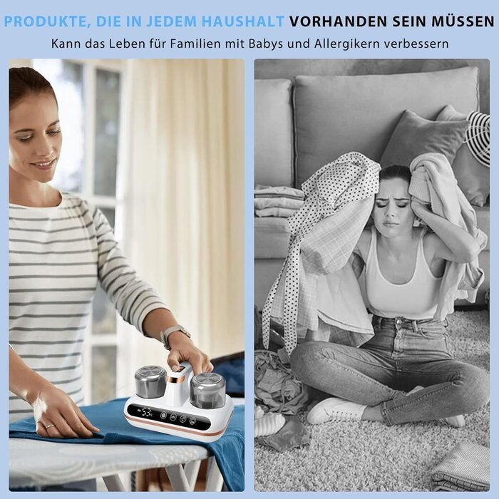 Kabelloser Milbensauger mit UV-Licht & 18.000 PA - jetzt bis zu 34% günstiger