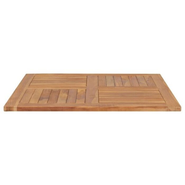 Vidaxl Massive Teakholz-Tischplatte 90x90cm - Neuwertiger Rückläufer bis zu 35% Rabatt