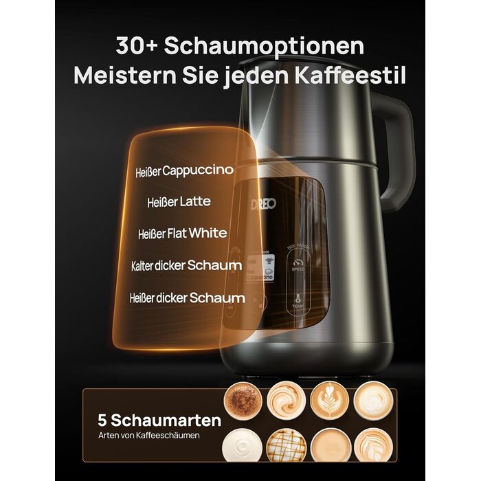 Elektrischer Milchaufschäumer 800 ml - Bis zu 35% Rabatt auf Rückläufer