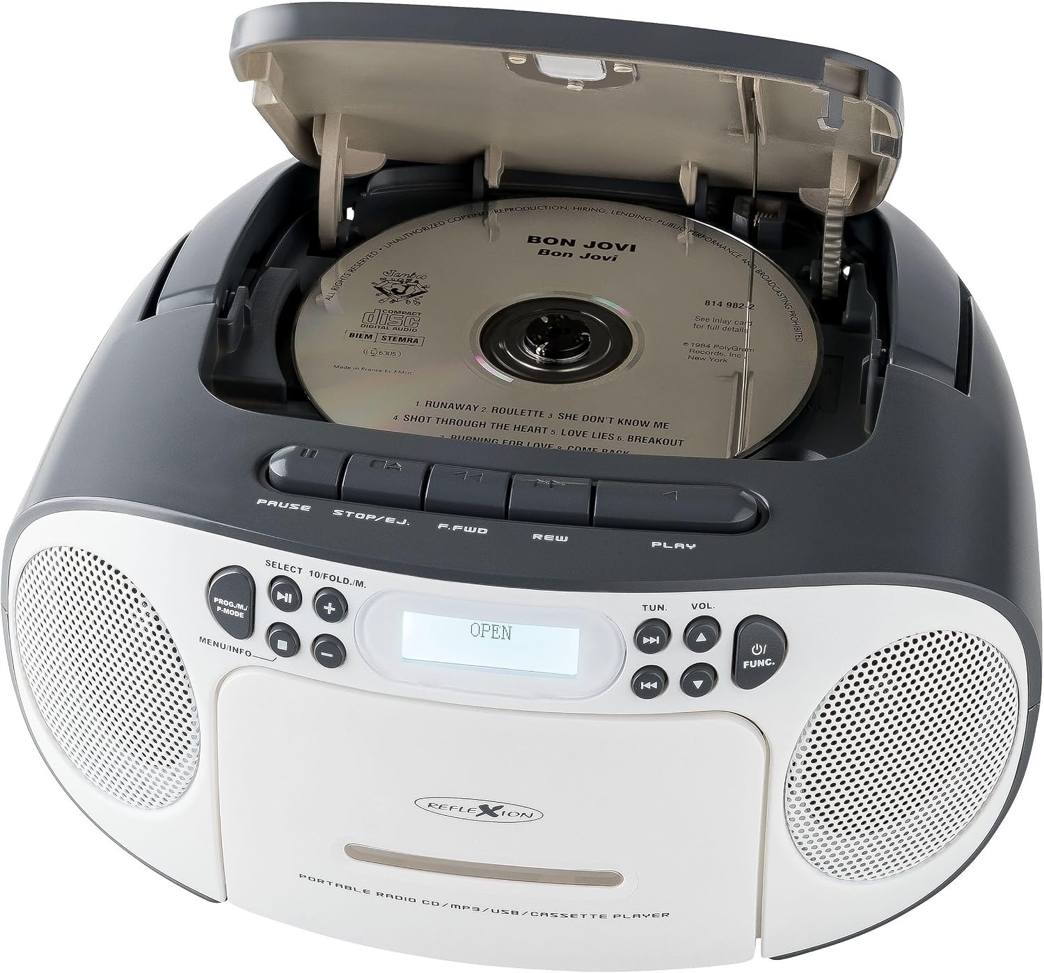 Tragbares Radio mit CD & Kassette - DAB+/USB - Bis zu 34% Rabatt