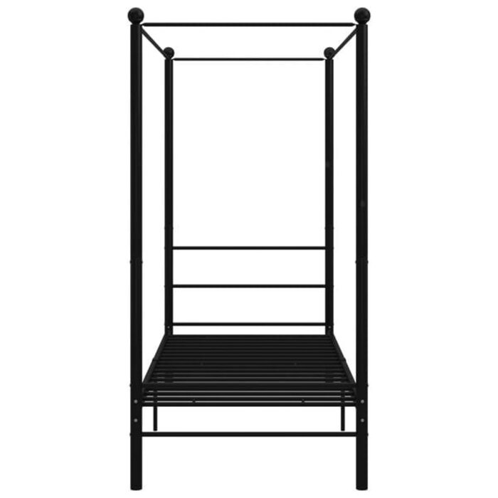 Vidaxl Himmelbettgestell Metall Schwarz 90x200 cm - bis zu 35% Rabatt