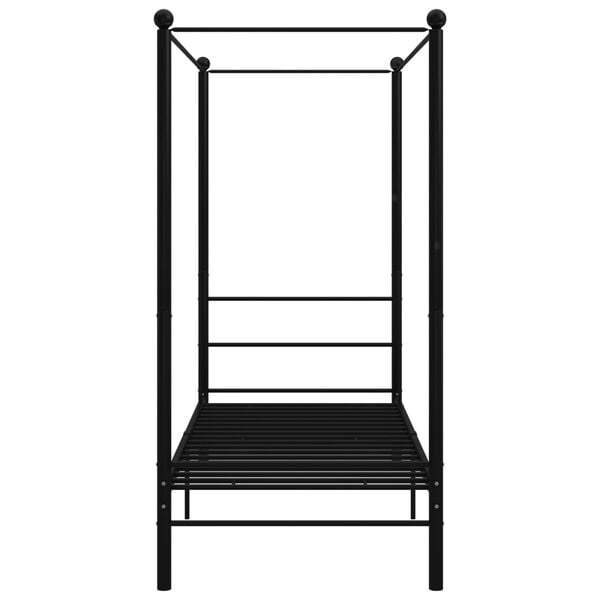 Vidaxl Himmelbettgestell Metall Schwarz 90x200 cm - bis zu 35% Rabatt