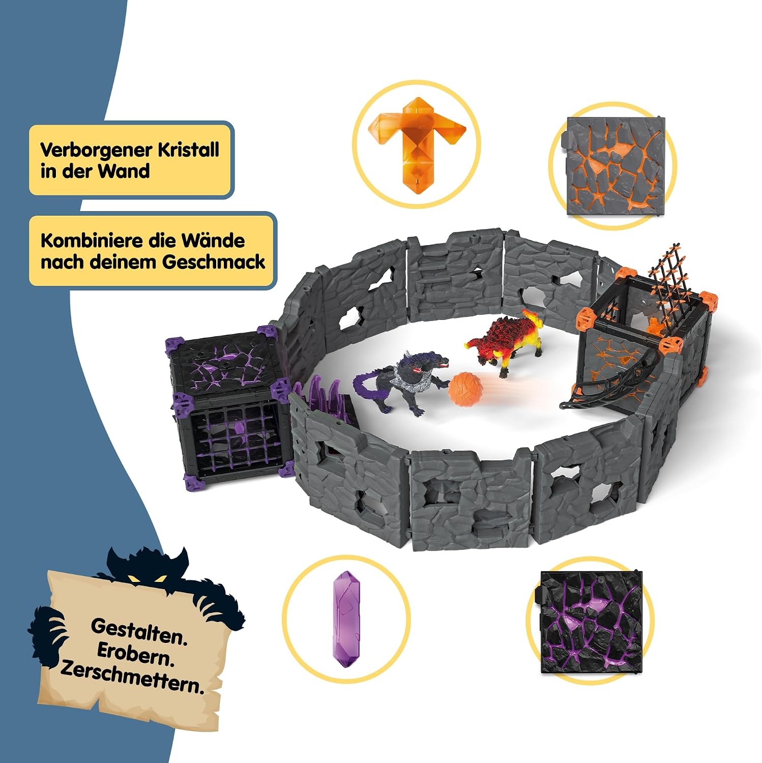 Kampfarena Lava vs. Schatten Set - Modular & erweiterbar - bis zu 34% sparen