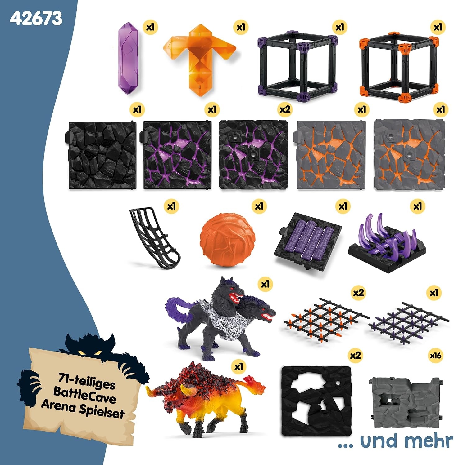 Kampfarena Lava vs. Schatten Set - Modular & erweiterbar - bis zu 34% sparen