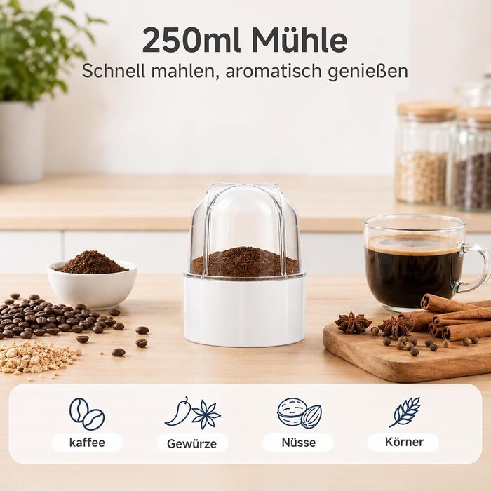 3-in-1 Standmixer weiß, 1,25L - Jetzt bis zu 33% günstiger sparen