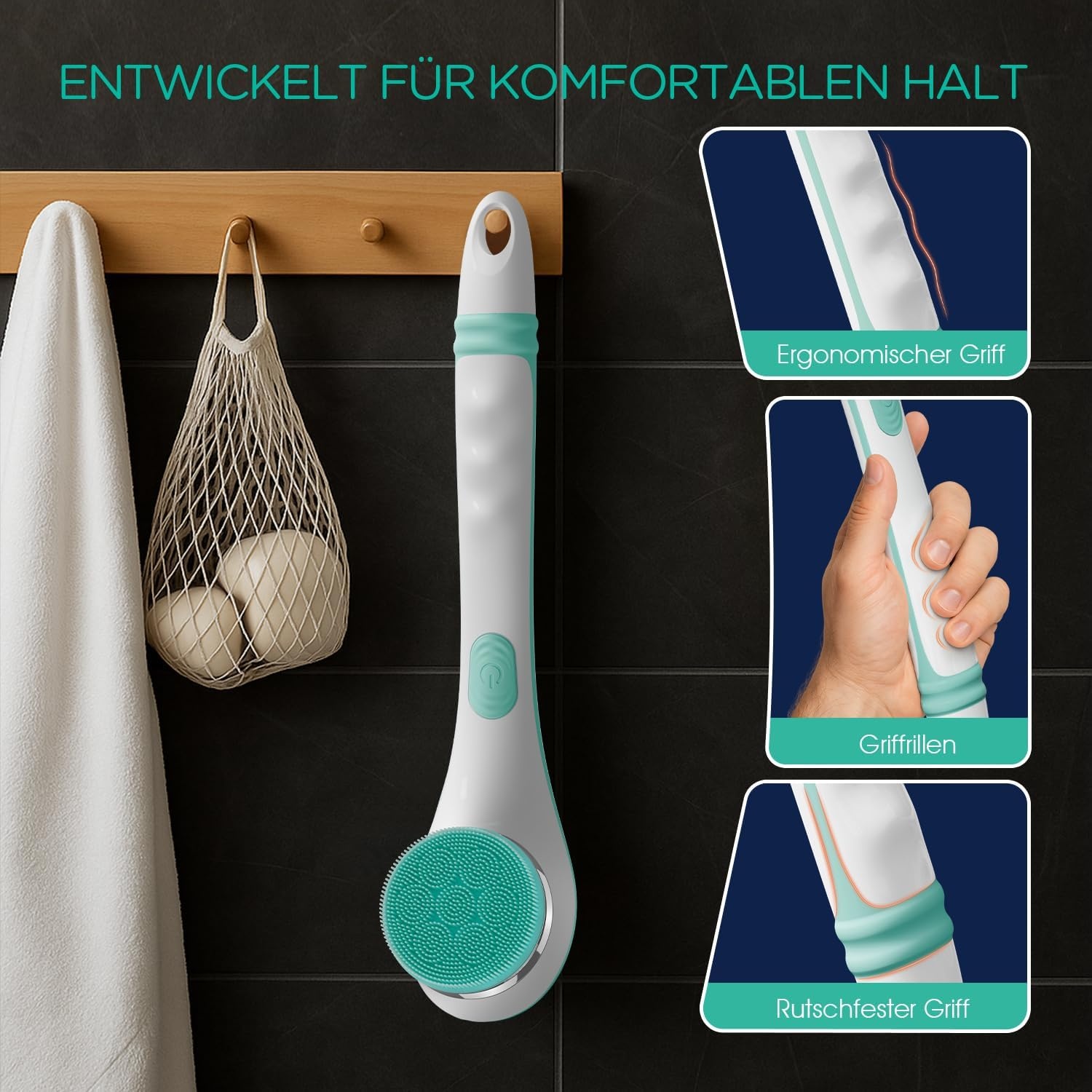Elektrische 4-in-1 Körperbürste - jetzt bis zu 32% günstiger sichern