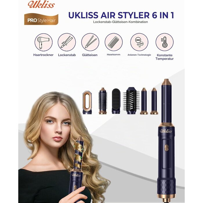 6-in-1 Haarstyler & Föhn-Set - Jetzt bis zu 33% günstiger sichern!
