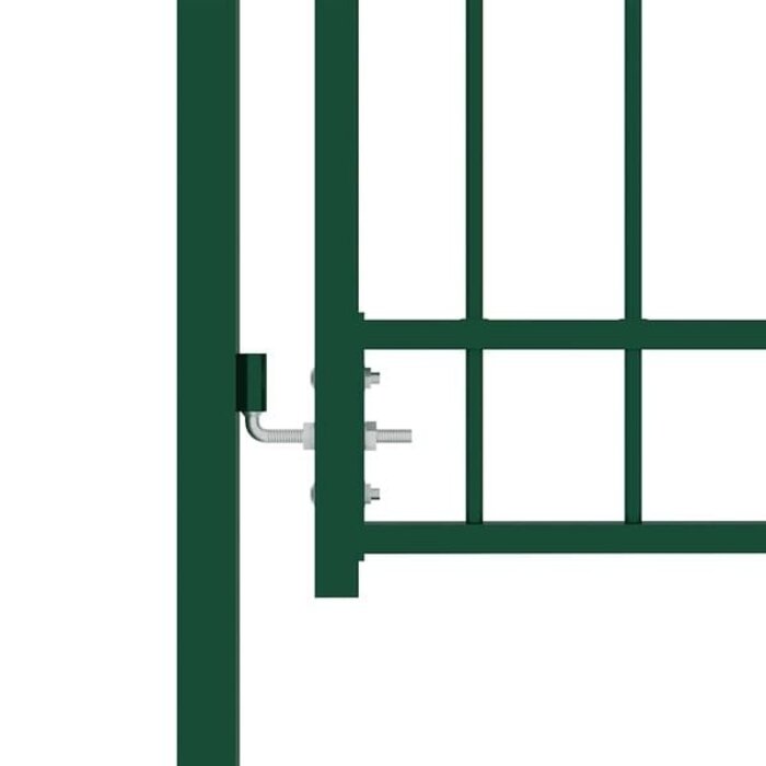 Vidaxl Gartentor mit Spitzen 100 x 175 cm, Grün - bis zu 35% Rabatt