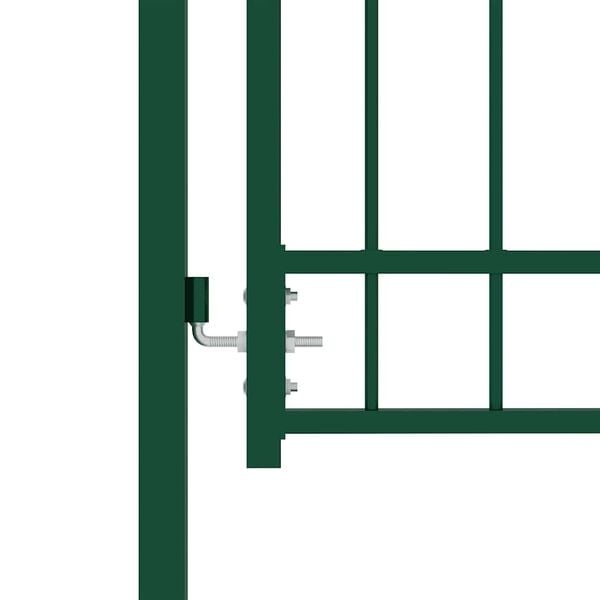 Vidaxl Gartentor mit Spitzen 100 x 175 cm, Grün - bis zu 35% Rabatt