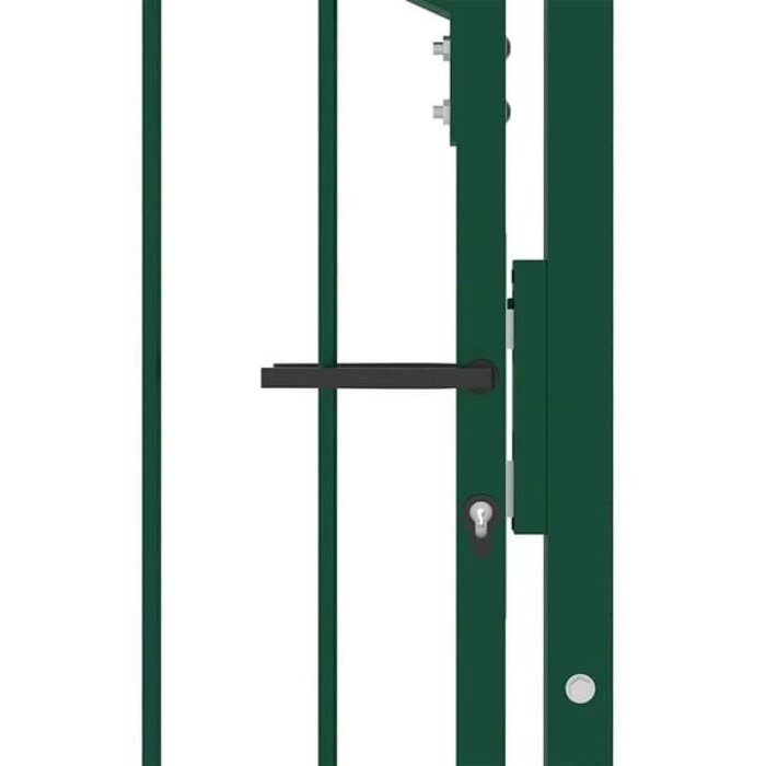 Vidaxl Gartentor mit Spitzen 100 x 175 cm, Grün - bis zu 35% Rabatt