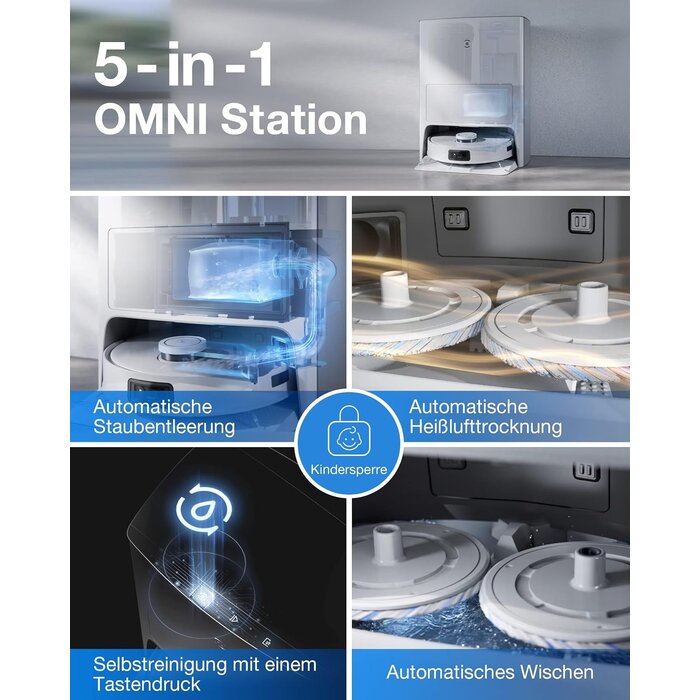 Saug- und Wischroboter mit OMNI-Station - Jetzt bis zu 35% Rabatt sichern!