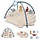 Luxus Baby-Spieldecke Boho Ozean - 103x96 cm - bis zu 33% Rabatt