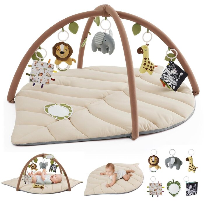 Luxus Baby-Spieldecke Boho Ozean - 103x96 cm - bis zu 33% Rabatt