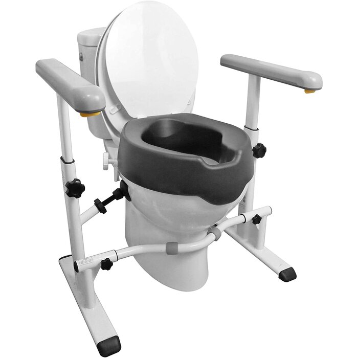Toilettenarmlehne höhenverstellbar - Stabile Stützhilfe - bis zu 35% Rabatt