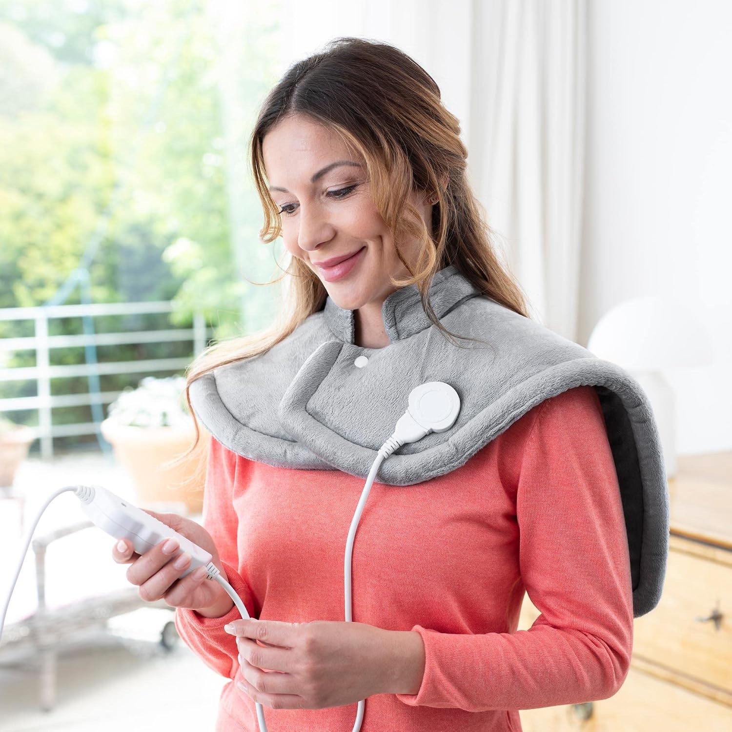 Elektrischer Schulter-Heizumhang - Wärme-Poncho, 100W - bis zu 31% reduziert