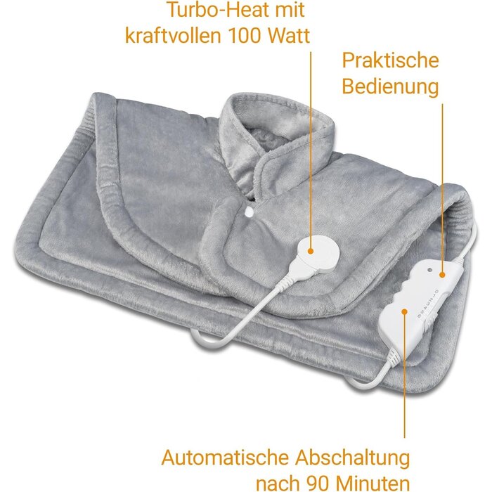 Elektrischer Schulter-Heizumhang - Wärme-Poncho, 100W - bis zu 31% reduziert