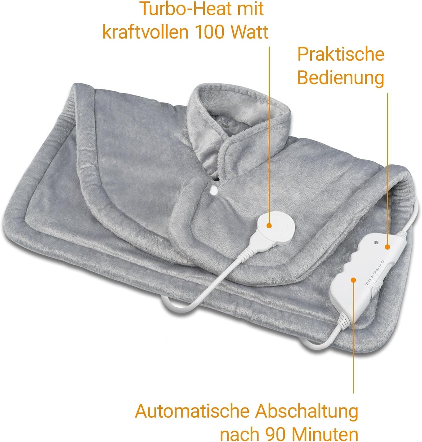 Elektrischer Schulter-Heizumhang - Wärme-Poncho, 100W - bis zu 31% reduziert