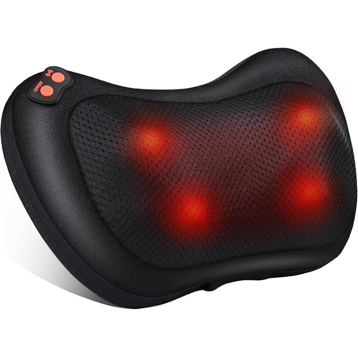 Elektrisches Shiatsu-Massagekissen mit Wärme - Jetzt bis zu 32% sparen