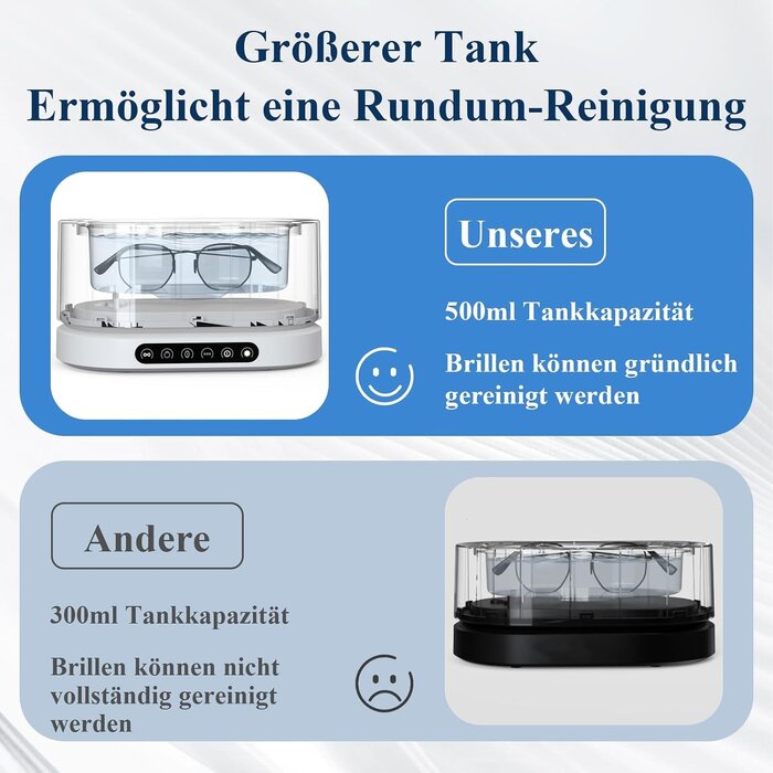 Ultraschallreiniger 500ml für Schmuck & Brillen - jetzt bis zu 33% sparen