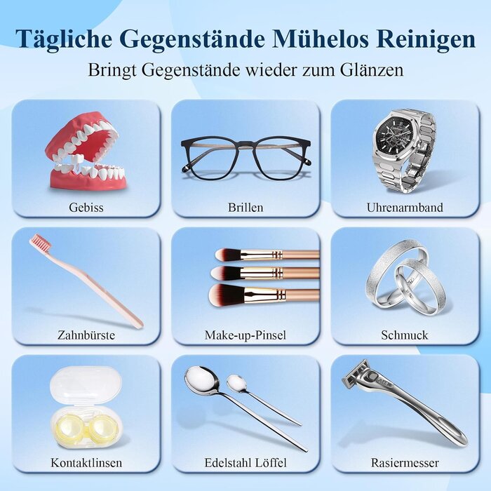 Ultraschallreiniger 500ml für Schmuck & Brillen - jetzt bis zu 33% sparen
