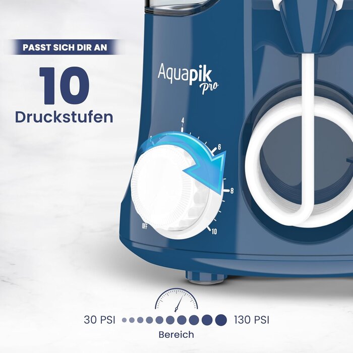 Professionelle Munddusche mit 8 Aufsätzen - jetzt bis zu 34% günstiger!