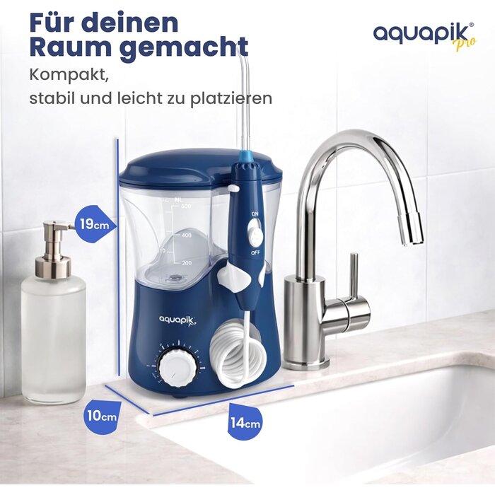 Professionelle Munddusche mit 8 Aufsätzen - jetzt bis zu 34% günstiger!