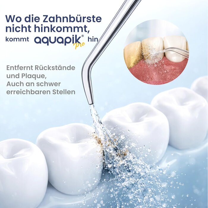 Professionelle Munddusche mit 8 Aufsätzen - jetzt bis zu 34% günstiger!
