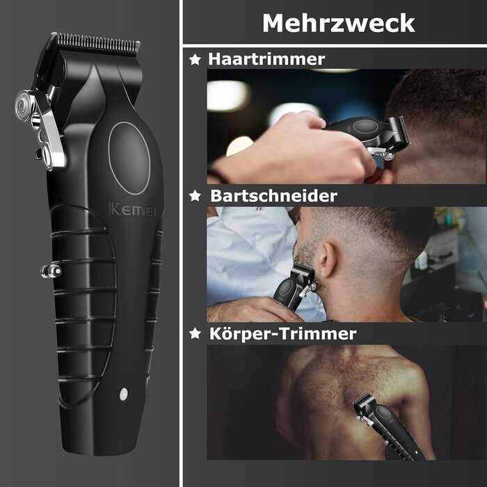 Profi T-Blade Haarschneider & Barttrimmer - Kabellos - Bis zu 33% sparen
