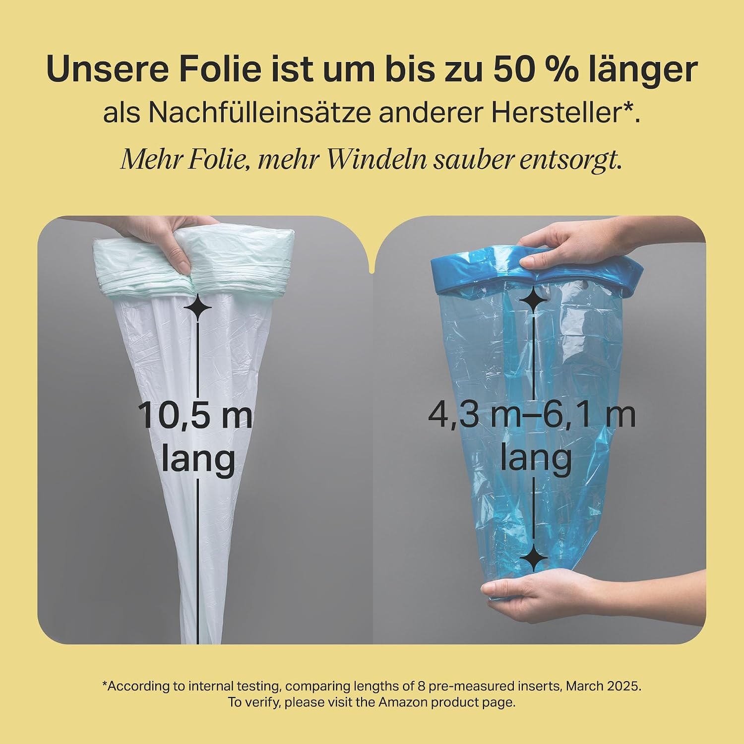 Nachfüllkassetten für Windeleimer, 4er Set - jetzt bis zu 30% Rabatt sparen