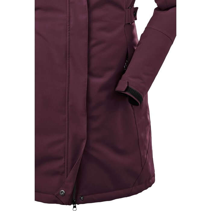 Funktionsparka Damen - Wasserfest & Teddyfleece - Herbstblätter - bis zu 35% Rabatt