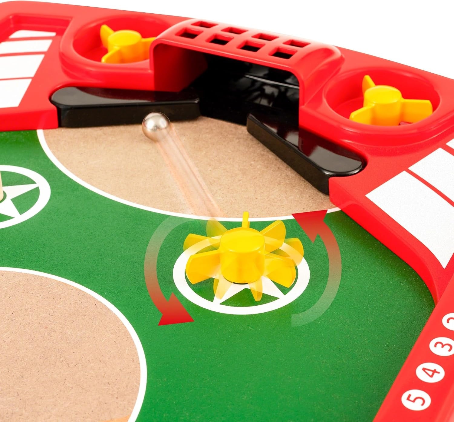 Tisch-Flipperautomat aus Holz - Duellspiel für zwei - bis zu 34% Rabatt