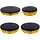 Gasherd Brenner-Set 4-tlg. Schwarz/Messing - Jetzt bis zu 31% Rabatt sparen