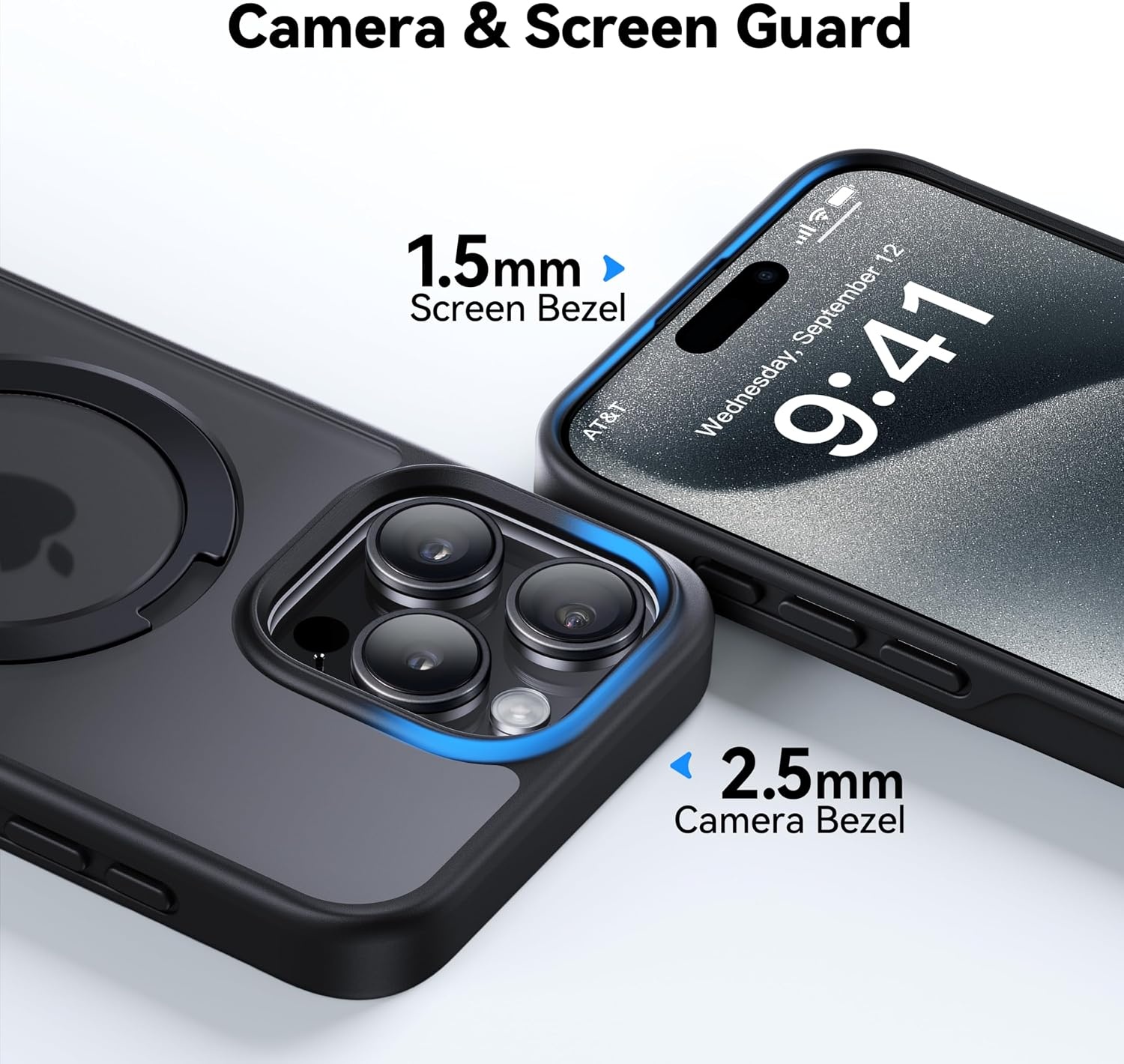 iPhone 15 Pro Max Hülle mit MagSafe & Ständer - Stoßfest - bis zu 27% sparen