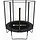 Gartentrampolin 183 cm mit Netz - Schwarz - bis zu 35% Rabatt