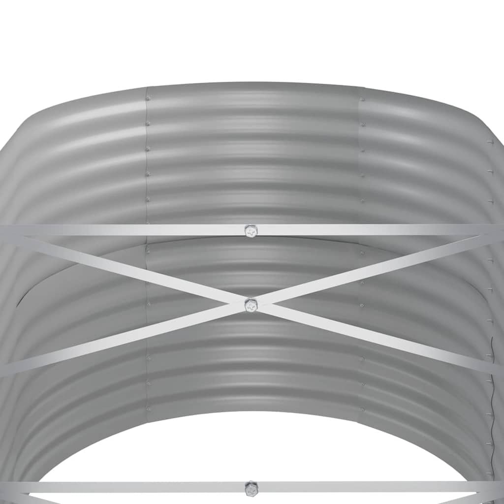 Ovales Hochbeet 152x80x68 cm Stahl Anthrazit - Outlet bis zu 24% günstiger