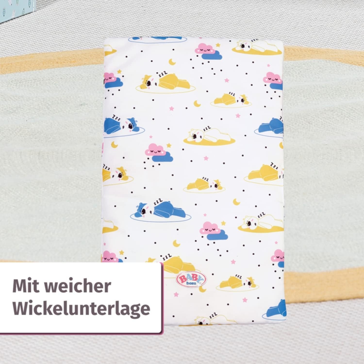 Puppenwickeltisch Skandi-Stil - Holz - 50x34,5x52 cm - bis zu 32% reduziert