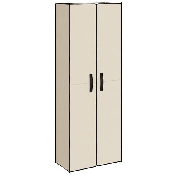 Schuhschrank mit 10 Ebenen, 60x30x166 cm, Creme - bis zu 34% Rabatt sparen