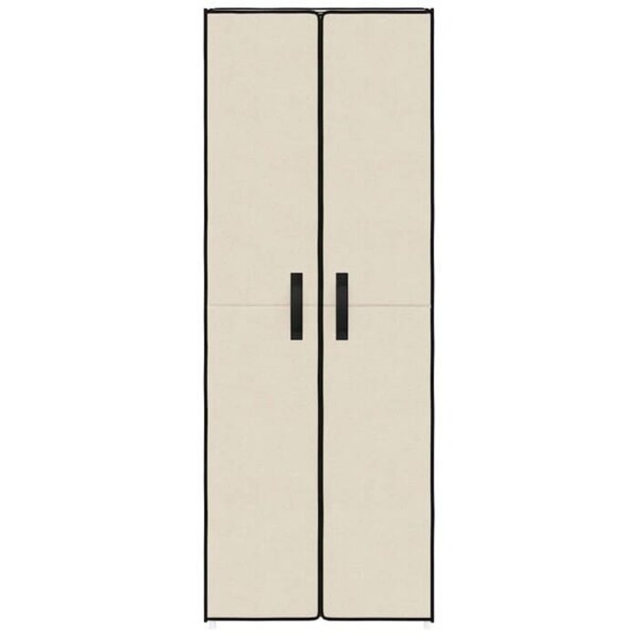 Schuhschrank mit 10 Ebenen, 60x30x166 cm, Creme - bis zu 34% Rabatt sparen