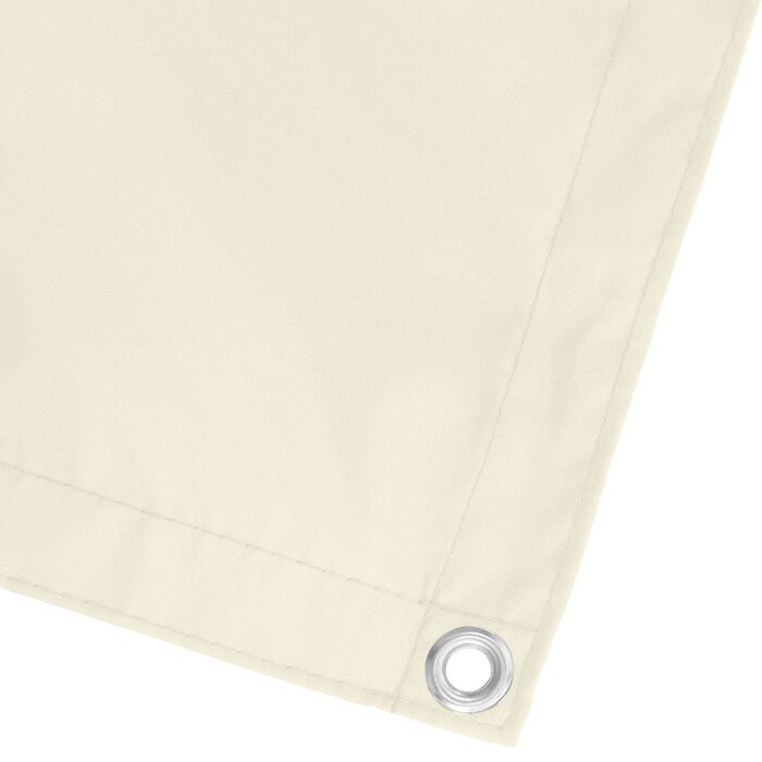 Balkonsichtschutz 110 x 1000 cm Oxford-Gewebe Crème - bis zu 33% Rabatt