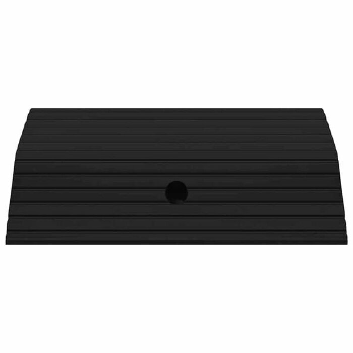 Schwellenrampe aus Vollgummi 49 x 40 x 8 cm - Sicher & stabil, bis zu 33% Rabatt