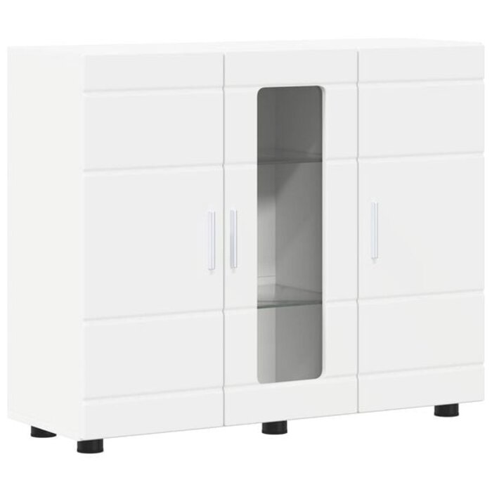 Modernes Sideboard in Weiß - 2 Schubladen & 3 Türen - bis zu 34% Rabatt