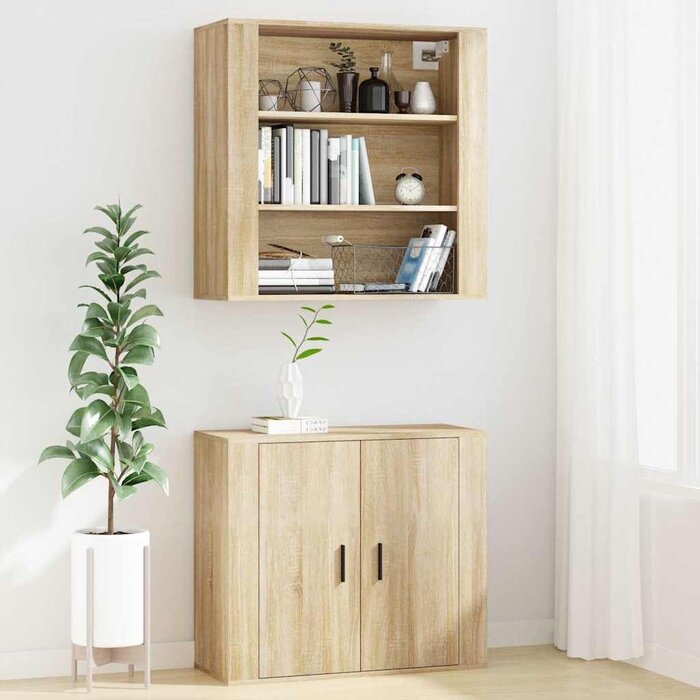 Wandschrank Sonoma-Eiche 80x33x80 cm - Jetzt bis zu 34% günstiger
