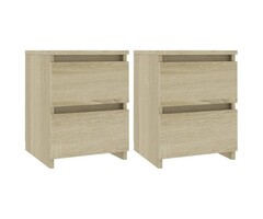 Vidaxl 2er Set Nachtschränkchen Sonoma-Eiche 30x40cm - Outlet bis zu 34% Rabatt