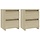 2er Set Nachtschränkchen Sonoma-Eiche 30x40cm - Outlet bis zu 34% Rabatt